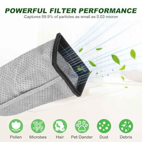 3-Pack Hoover Porta Power Vacuum Filter Bags - CH3000 Replacement