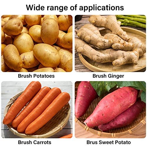 Multi-Functional Vegetable Brush Scrubber for Kitchen Use