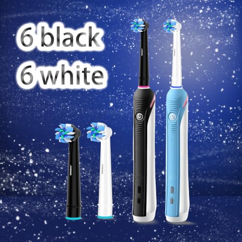 Purthmile Replacement Toothbrush Heads for Oral B - 12 Pack