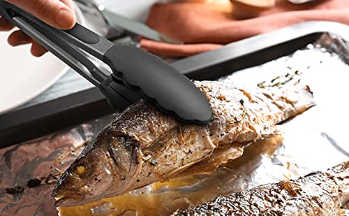 Premium Stainless Steel Kitchen Tongs - Heat Resistant, 7-Inch, 4-Pack