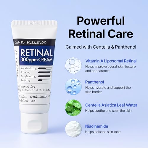 DERMA FACTORY Retinal Night Cream with Centella & Niacinamide