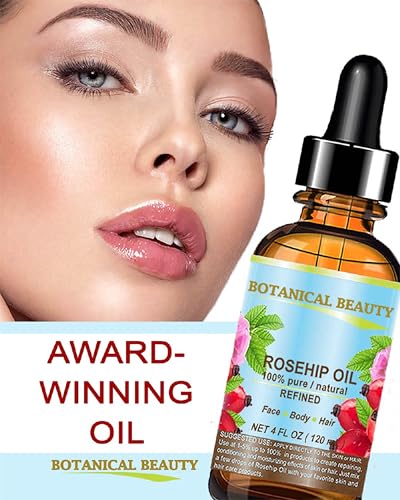 Rosehip Seed Oil 100% Pure Cold-Pressed Carrier Oil (1 Fl Oz)