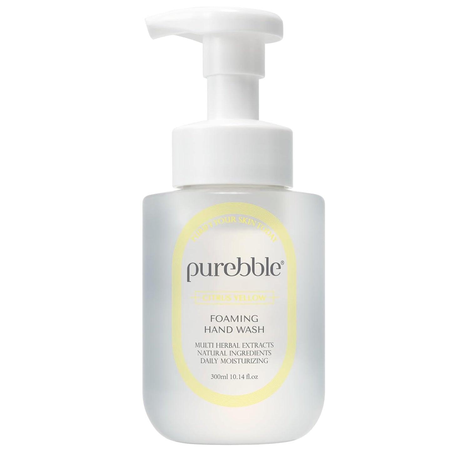 Refreshing Green Foaming Hand Wash - Hydrating with Hyaluronic Acid | Earthy Scent | 10.14 fl oz
