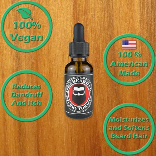 Cherry Tobacco Beard Oil - Nourishing Anti-Itch Conditioner (1 Oz)