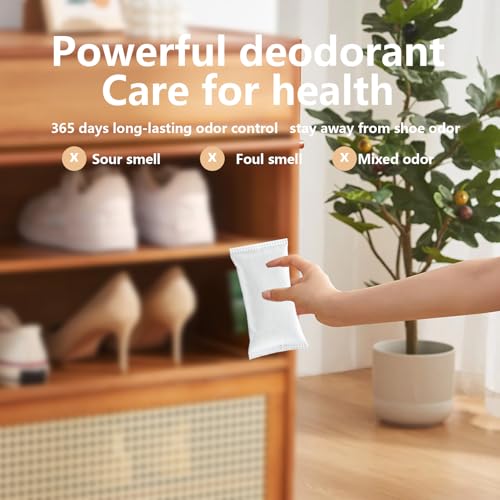 Activated Charcoal Shoe Deodorizer Bags - 16 Pack Odor Eliminators