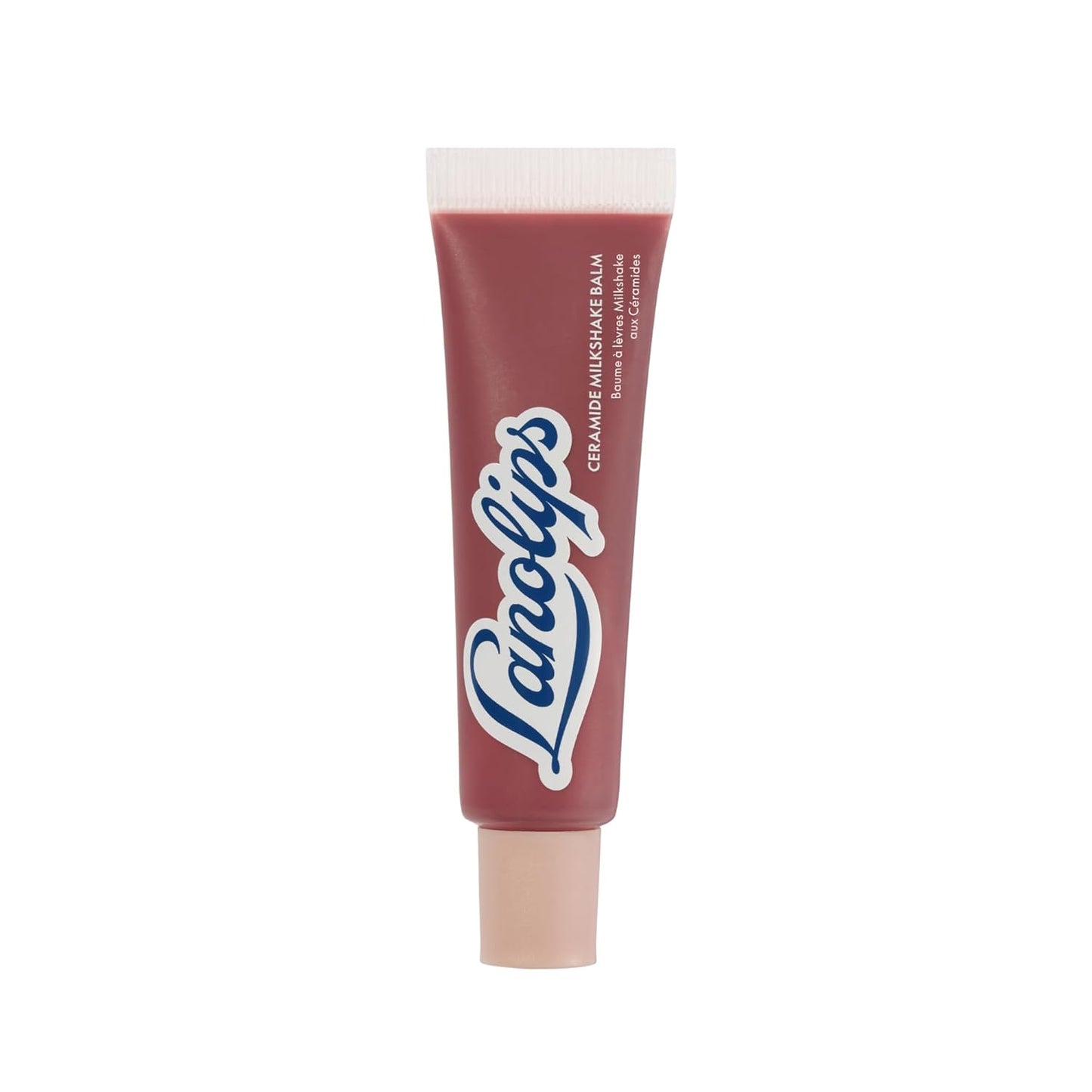 Lanolips Tinted Lip Balm - Hydrating Ceramide Milkshake Moisturizer | Sheer Glossy Balm in Caramel Melt (0.44 oz)