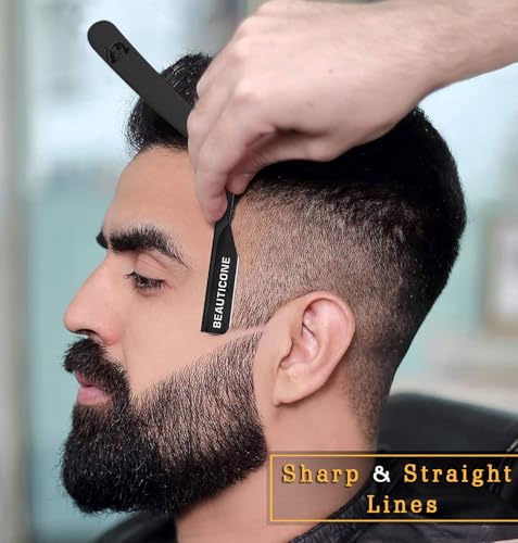 Beauticone Straight Razor Kit for Men - Professional Barber Blade