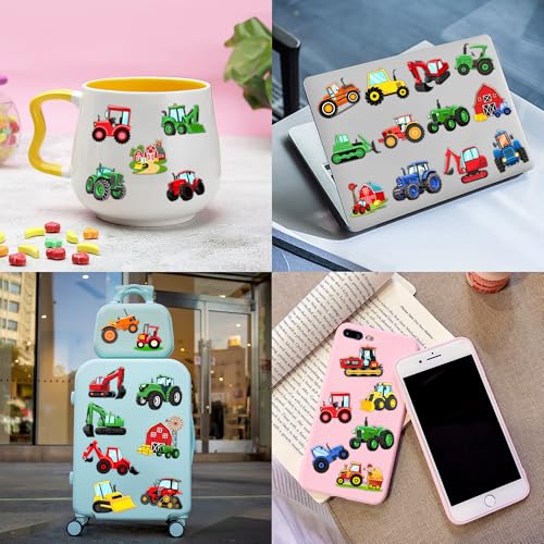 60 PCS Farm Tractor Temporary Tattoos for Kids - Party Favors