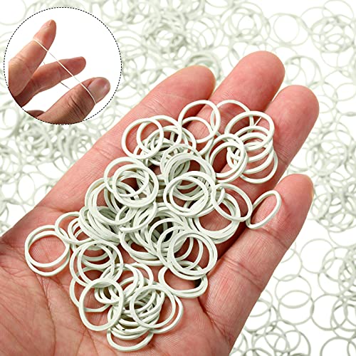Hicarer 1000 Pcs Mini Rubber Hair Bands - Soft Elastic for Braids & Ponytails