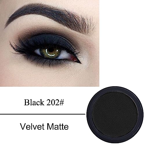 Erinde Black Matte Eyeshadow Palette - Ultra-Pigmented, Long-Lasting