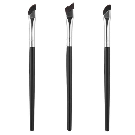 Angled Eyeliner Brush Set - 3PCS Ultra Thin Slanted Eyebrow & Concealer Tools | Precision Makeup Applicators