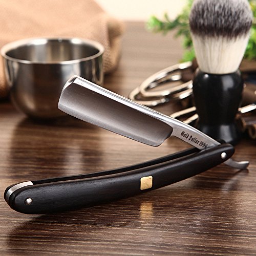 Gold Dollar Straight Razor with Wooden Scale – Vintage Barber-Grade, No Stabilizer