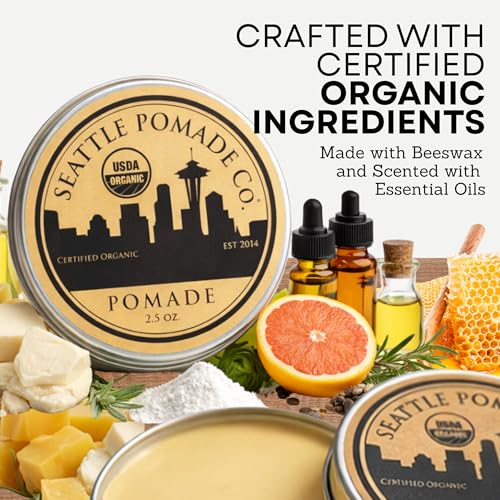 Seattle Pomade Co. Organic Pomade - Medium Hold & High Shine