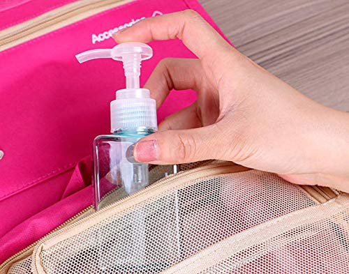 Refillable 100ml Transparent PETG Pump Bottles Set for Shampoo, Shower Gel & Lotion – 3-Pack