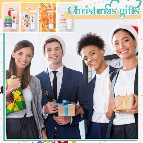 24 Pcs Teacher Appreciation Lip Balm Set - Moisturizing Bulk Gift Pack