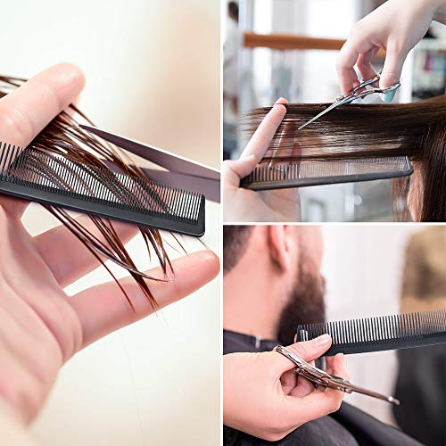 Leinuosen 3-Pack 8.5-Inch Hair Combs for Styling & Detangling