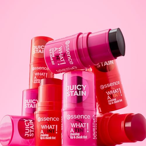 Essence What a Tint! Raspberry Vibes Lip & Cheek Tint - Long-Lasting, Vegan