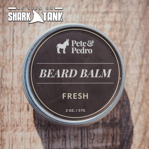 Pete & Pedro Fresh Beard Balm - 100% Natural & Organic 2 oz