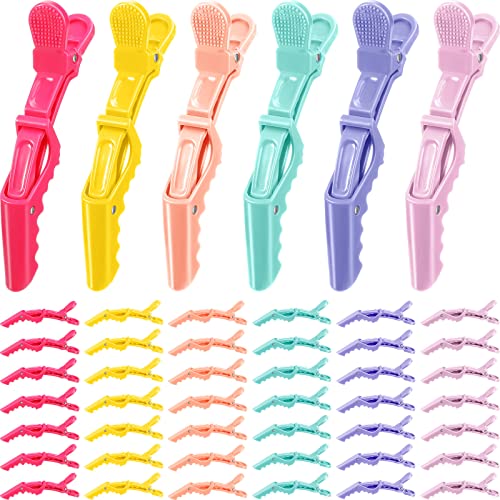 Jexine 50 Pcs Professional Alligator Hair Clips for Styling and Sectioning