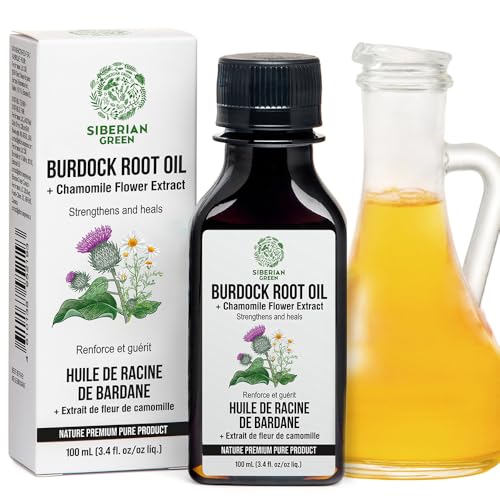 Siberian Green Burdock Oil with Chamomile for Hair Growth - 100ml