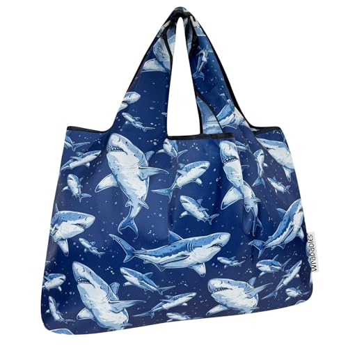 Large Reusable Nylon Tote Bag - Foldable Grocery Carrier