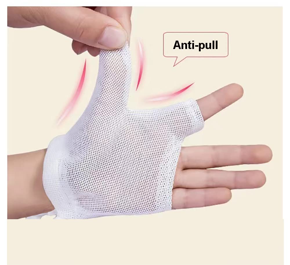 Thumb Sucking Stop for Kids Baby Thumb Sucking Guard Gloves Finger Sucking Stop Guard Anti Thumb Sucking Gloves(L)