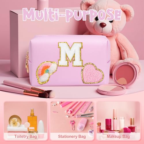 Elilier Small Girls Makeup Bag | Personalized Gift for Ages 4-12