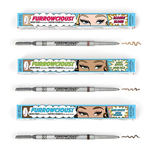 theBalm Furrowcious Eyebrow Pencil - Smudge-Proof Retractable Blonde