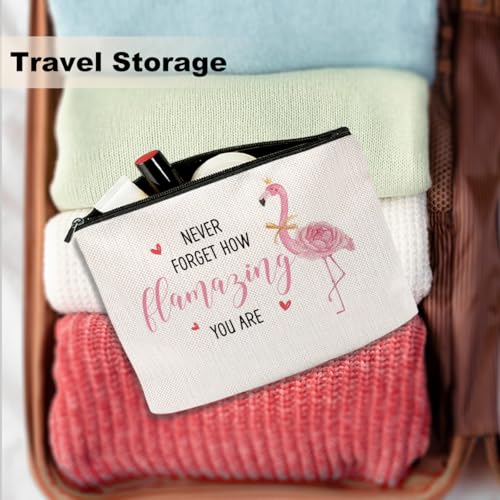 Funny Pink Flamingos Cosmetic Bag Flamingo Gifts Decor Party Supplies