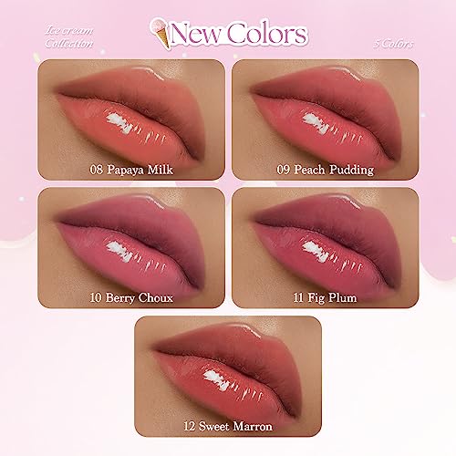 Dasique Juicy Dewy Lip Tint #12 Sweet Marron Long-Lasting Glossy Lip Stain