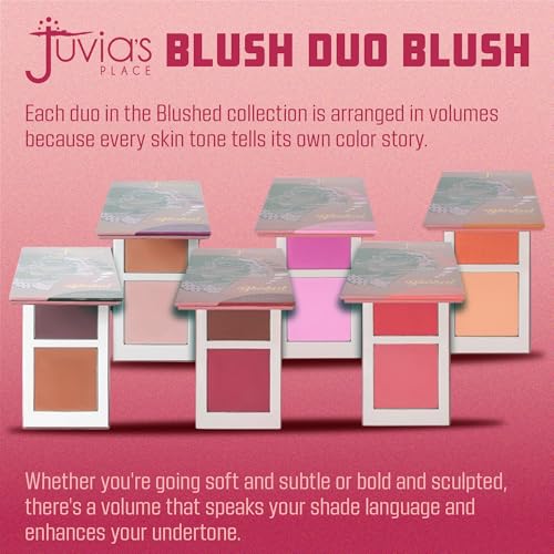 Juvia's Place Duo Blush Volume 4 - Highly Pigmented Matte Powder Blush