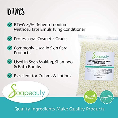BTMS-25 Conditioning Emulsifier 4 Ounce for Hair & Skin Care
