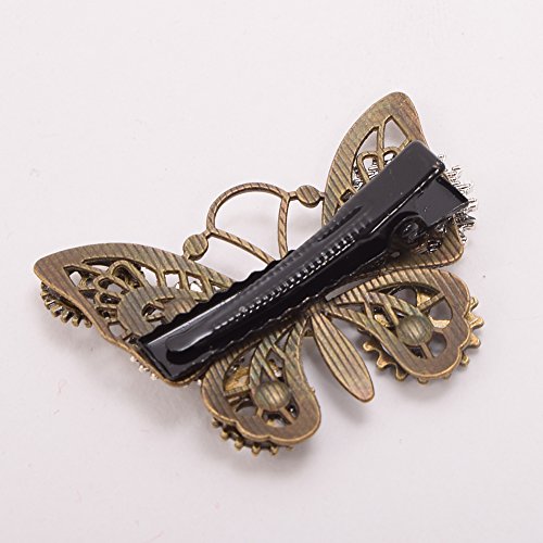 BLESSUME Vintage Steampunk Hair Clip - Punk Gothic Headwear