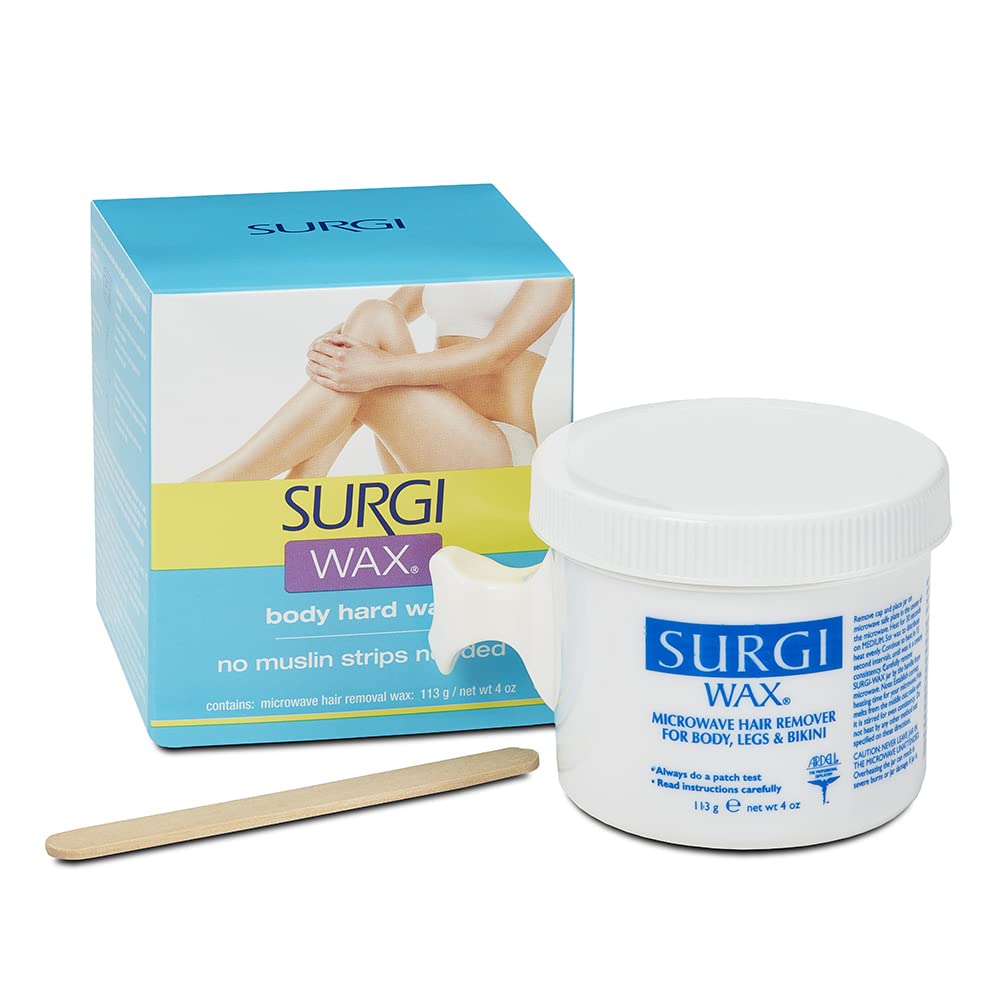 Surgiwax Hair Remover For Bikini, Body & Legs, 4-Ounce Boxes (Pack of 3)