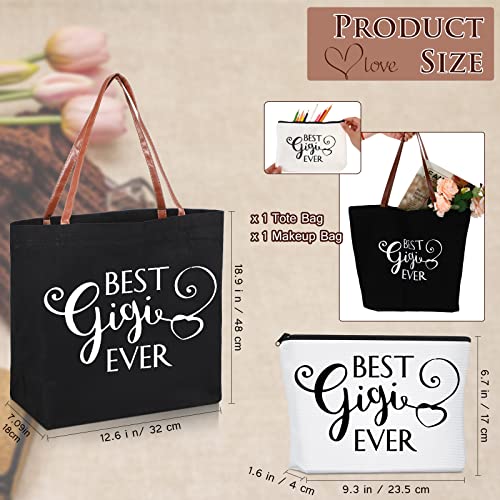 Sieral Gigi Gifts Set - Tote Bag & Makeup Bag for Grandma