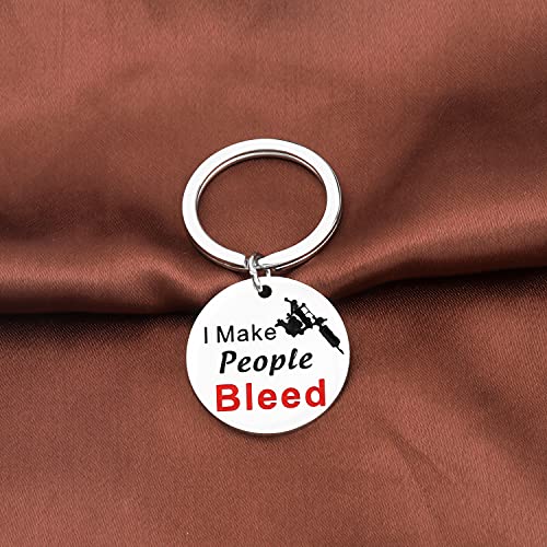 AKTAP Tattoo Artist Keychain - Unique Body Art Jewelry Gift for Tattooers