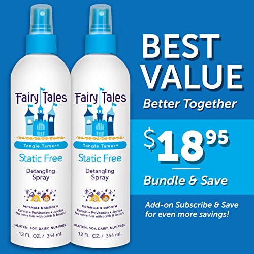 Fairy Tales Pineapple Tangle Tamer Detangling Spray 12oz Pack of 2