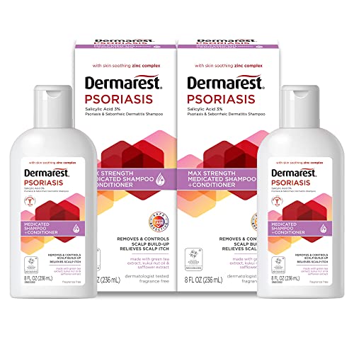 Dermarest Psoriasis Medicated Shampoo & Conditioner, 8 Oz (2-Pack)