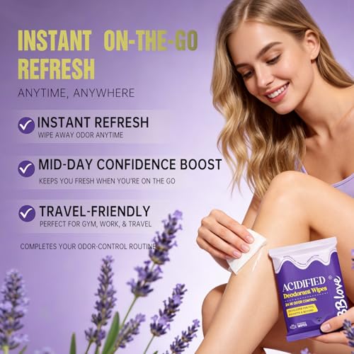 BBlove Whole Body Deodorant Kit - Acidified Body Wash, Stick & Wipes