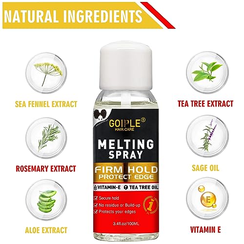 Glueless Lace Melting Spray Kit for Wigs & Extensions - Strong Hold