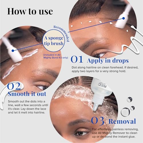 Red by Kiss All Mighty Bond Lace Front Wig Adhesive 32mL - Super Strong Hair Bond