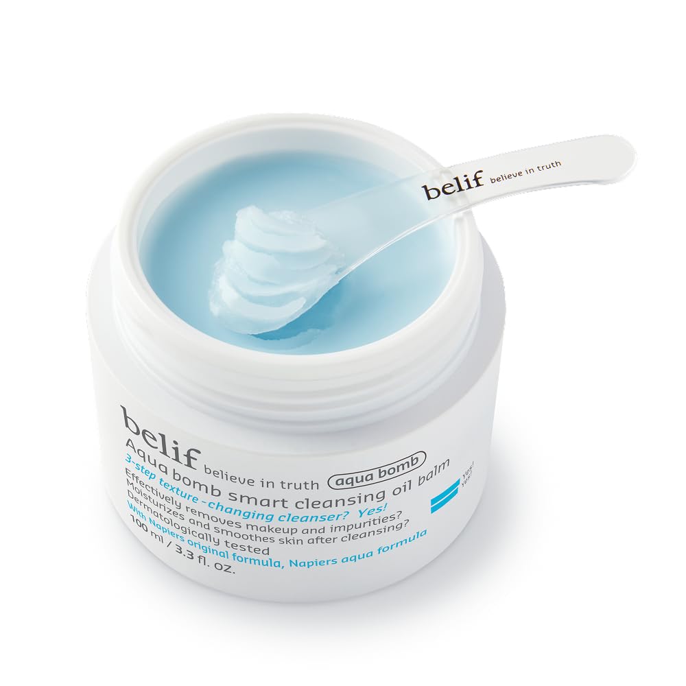 Aqua Bomb Cleansing Balm - Hydrating Makeup Remover & Deep Cleanser | 3.3 fl. oz. Balm to Oil Formula