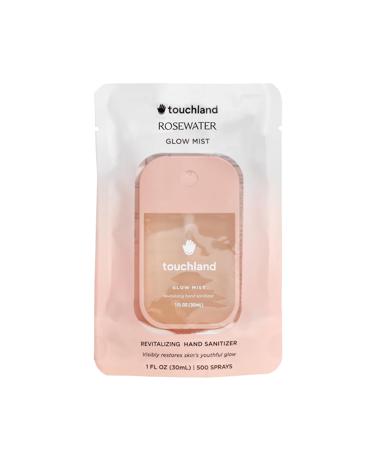 Touchland Hand Sanitizer Spray Set - Glow & Gentle Formula | Travel Size