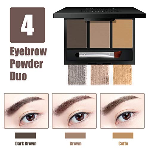 NUIBO Bronze All-in-One Makeup Kit for Women | Gift Set with Eyeshadow & Brushes