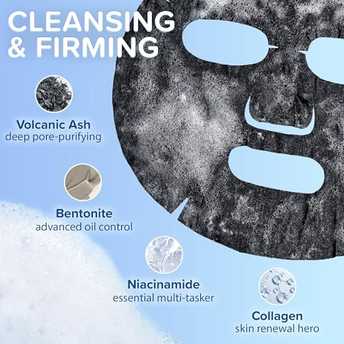 Ebanel Bubble Mask - 10-Pack Carbonated Clay Face Mask