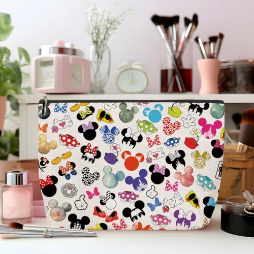 ZHAMEN Multicolour 4Pcs Cute Cartoon Makeup Bag Set