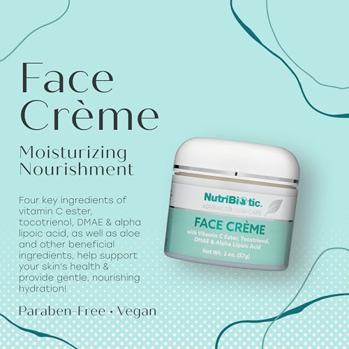 NutriBiotic Antioxidant Face Cream with Vitamin C & GSE, 2 Oz