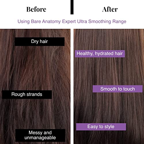 B.a.r.e A.n.a.t.o.m.y Expert Ultra Smoothing Hair Care Kit, Shampoo, Serum & Mask, All Hair Types, QT Charge Technology