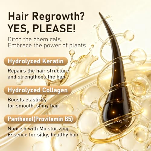 BANKIT Rosemary Batana Shampoo for Thinning Hair with Biotin & Keratin