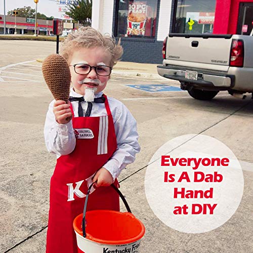 Kid's Chef Apron and Hat Set - 3-Piece Red Cooking Outfit (Ages 6-12)